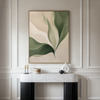 Whispers of the Fern – green botanical canvas wall art print by Aspire Prints