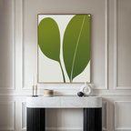 Whispers of Fern – green botanical canvas wall art print by Aspire Prints