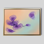 Whispers in Lavender – blush pink botanical canvas wall art print by Aspire Prints