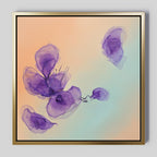 Whispers in Lavender – blush pink botanical canvas wall art print by Aspire Prints