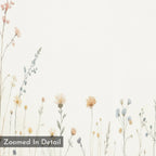 Whispers in Bloom Canvas Print – beige and white botanical canvas wall art print by Aspire Prints