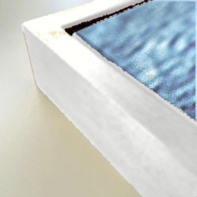 White Floating Frame